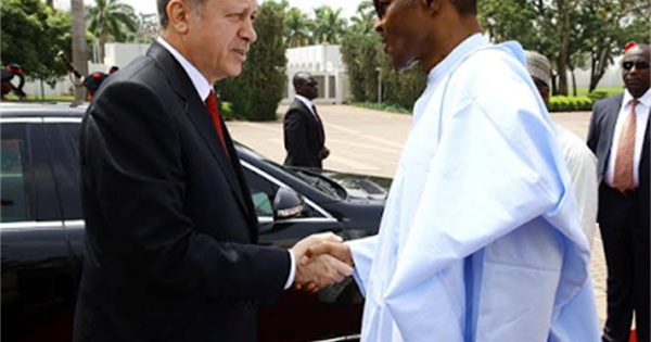 Photos: As Turkish President, Erdogan visits Nigeria